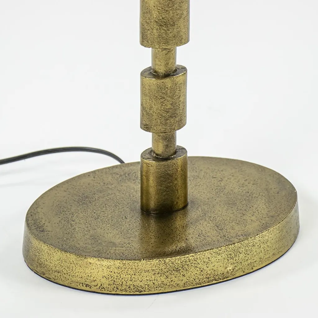 Straluma Antiek bronzen vloerlamp Malinda exclusief kap> Lampenvoeten|Light and Living