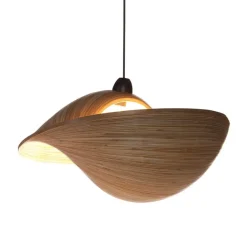 Straluma Bamboe hanglamp schelp 50 cm><noscript><img width=