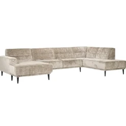 Straluma Bank Sef U-opstelling taupe> Banken