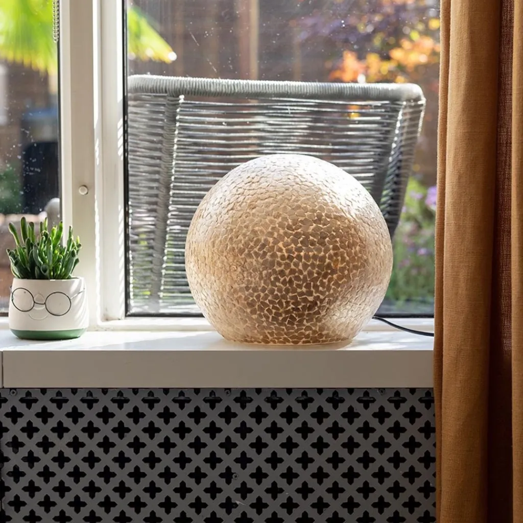 Straluma Beach tafellamp schelpen bol woonkamer> Schelpenlampen|Woonkamerlampen