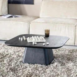 Straluma Bijzettafel Aron zwart 80x80 cm><noscript><img width=