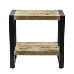 Straluma Bijzettafel 2-laags mango hout naturel> Bijzettafels