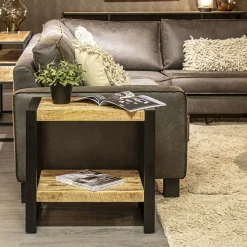 Straluma Bijzettafel 2-laags mango hout naturel><noscript><img width=