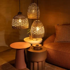 Straluma Botanische hanglamp touw 24 cm><noscript><img width=