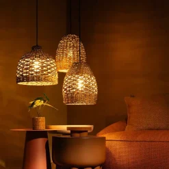 Straluma Botanische hanglamp touw 30 cm><noscript><img width=