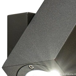 Straluma Buitenlamp wand verstelb.antraciet IP54><noscript><img width=