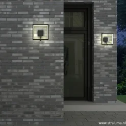 Straluma Buitenlamp-wandlamp antraciet frame IP65><noscript><img width=