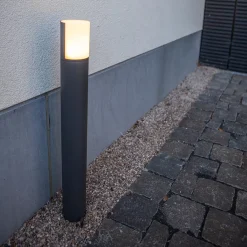 Straluma Buitenpaal grijs cilinder draaibaar IP54> Buitenlampen