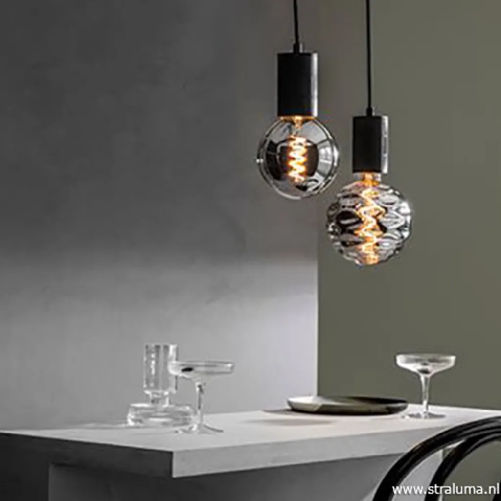 Straluma Calex Bilbao led lamp titanium 4w e27> Woonkamerlampen|Slaapkamerlampen