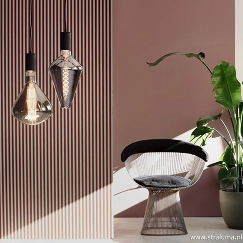 Straluma Calex Retro pendel 1.5m e27 zwart> Hanglampen|Calex