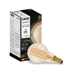 Straluma Calex Smart Full Glass Kogel P45 Gold> Smart lampen|Calex