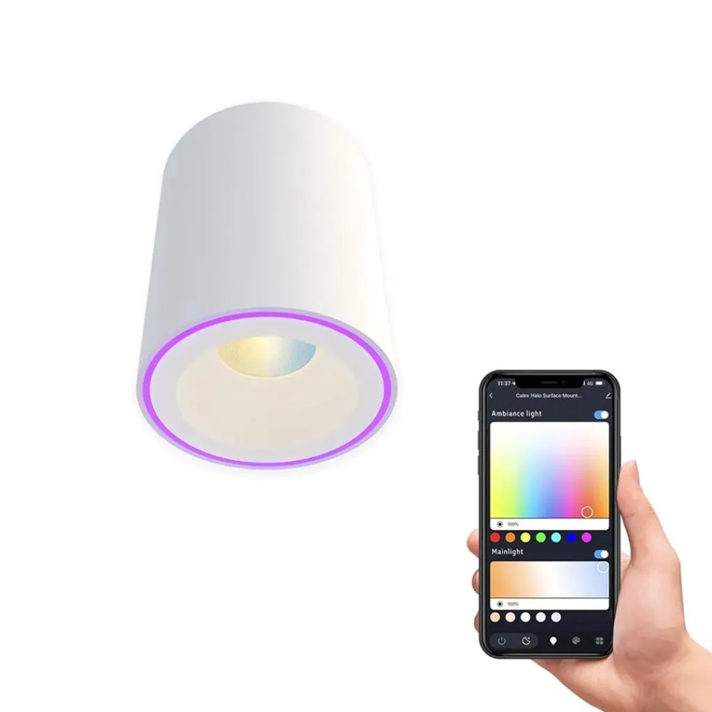 Straluma Calex Smart Halo plafondspot wit> Plafondlampen|Smart lampen