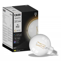 Straluma Calex Smart Home E27 LED filament helder Globe G125> Smart lampen|Calex