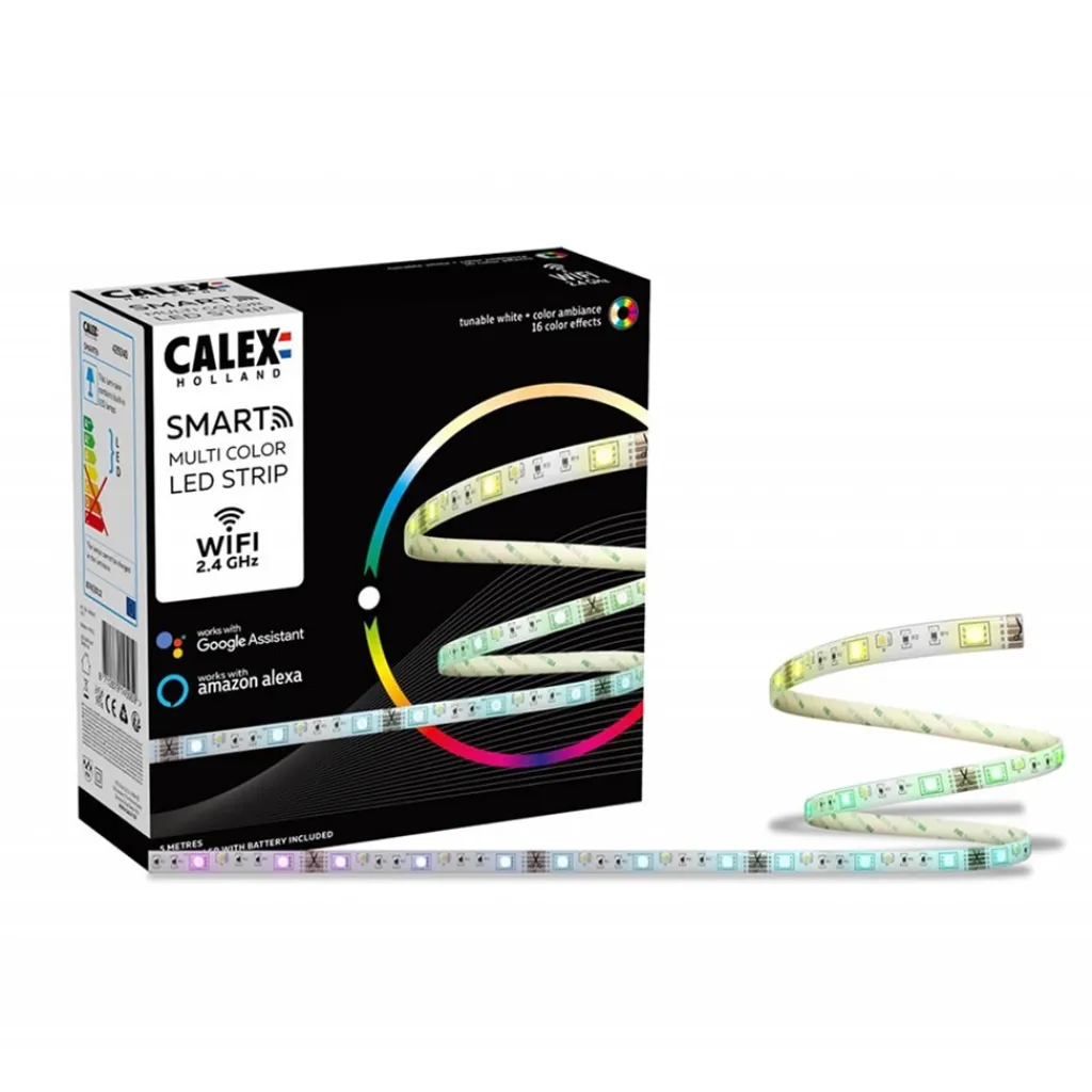 Straluma Calex Smart LED strip RGB + CCT 5 meter> Smart lampen|Calex