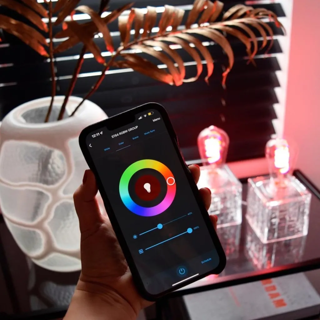 Straluma Calex Smart Rustiek ST64 Helder Flex Filament> Smart lampen|Calex