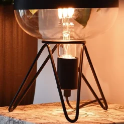 Straluma Calex tafelarmatuur driepoot zwart E27><noscript><img width=