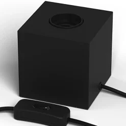 Straluma Calex tafelarmatuur kubus mat zwart> Calex|Lampenvoeten