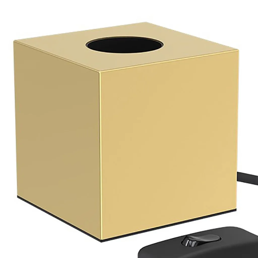 Straluma Calex tafelarmatuur kubus goud> Tafellampen|Calex