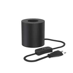 Straluma Calex tafelarmatuur rond zwart> Calex|Woonkamerlampen