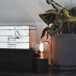 Straluma Calex tafelarmatuur rond zwart><noscript><img width=