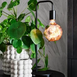 Straluma Calex tafellamp U-Line mat zwart exclusief lichtbron><noscript><img width=