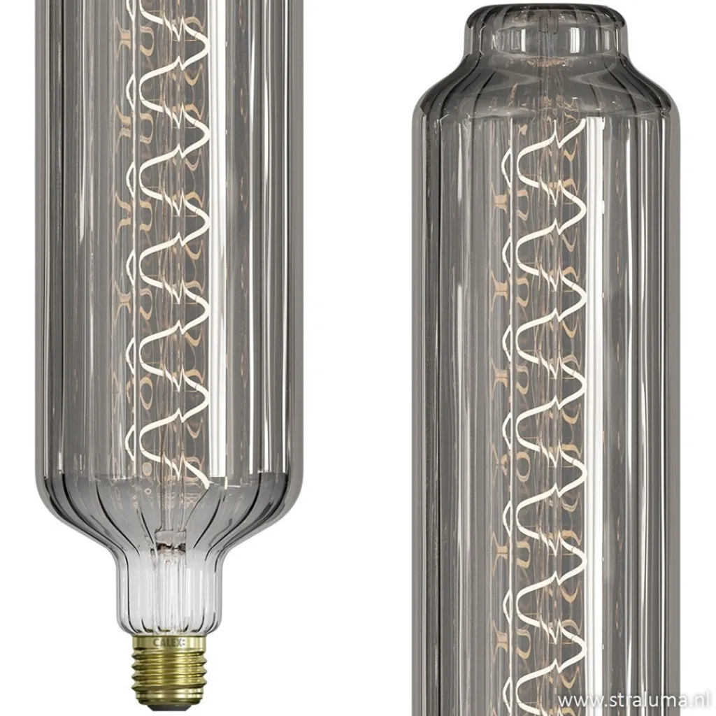 Straluma Calex XXL Lidingo lichtbron titanium 6W E27> Tienerkamerlampen|Eetkamerverlichting