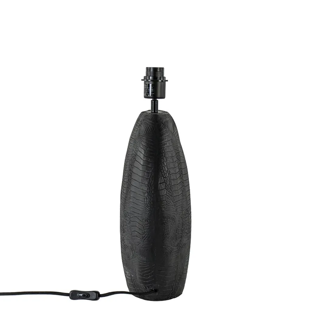 Straluma Chique lampvoet Skeld mat zwart exclusief kap> Lampenvoeten|Light and Living