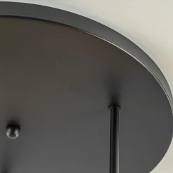 Straluma Chique 3-lichts plafondlamp zwart met goud glas><noscript><img width=