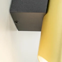 Straluma Chique wandlamp solid brass met zwart up+down><noscript><img width=