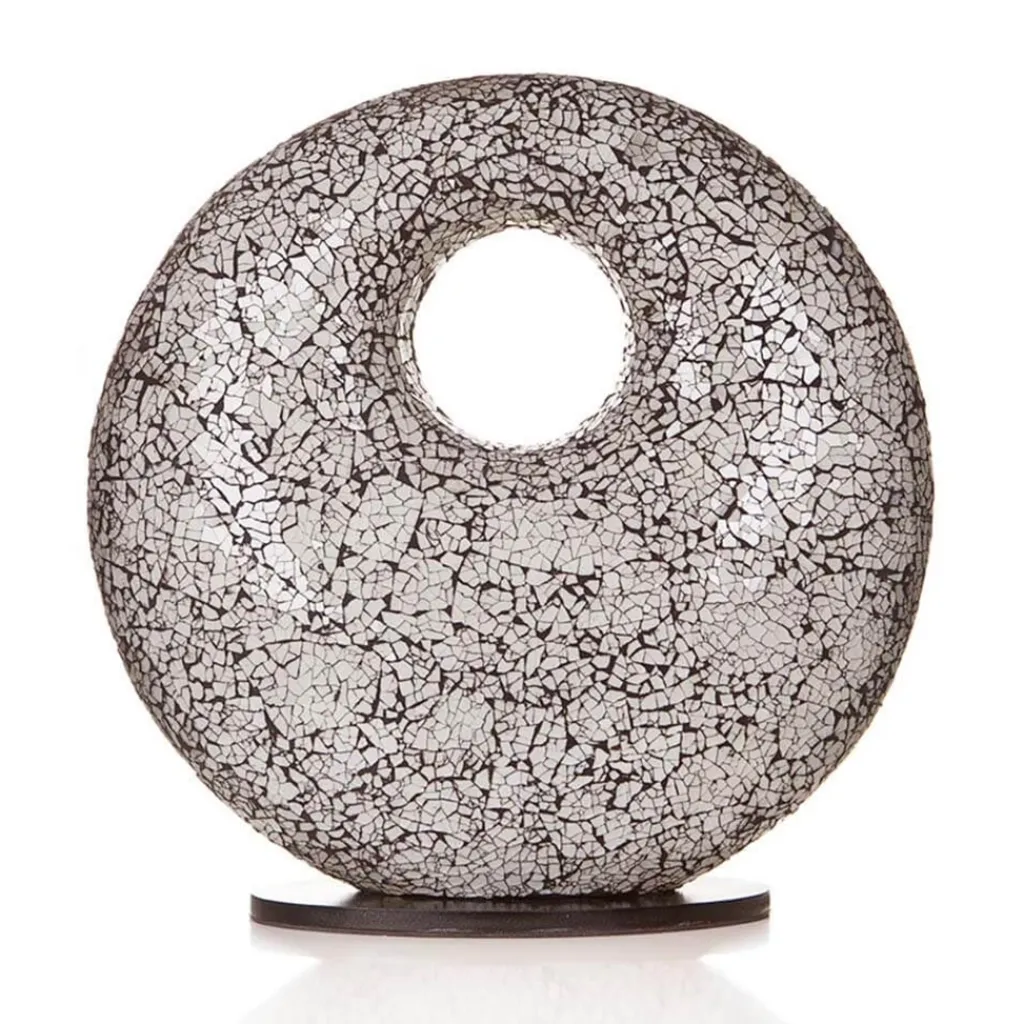 Straluma Decoratieve tafellamp glas wit/zwart> Woonkamerlampen|Slaapkamerlampen