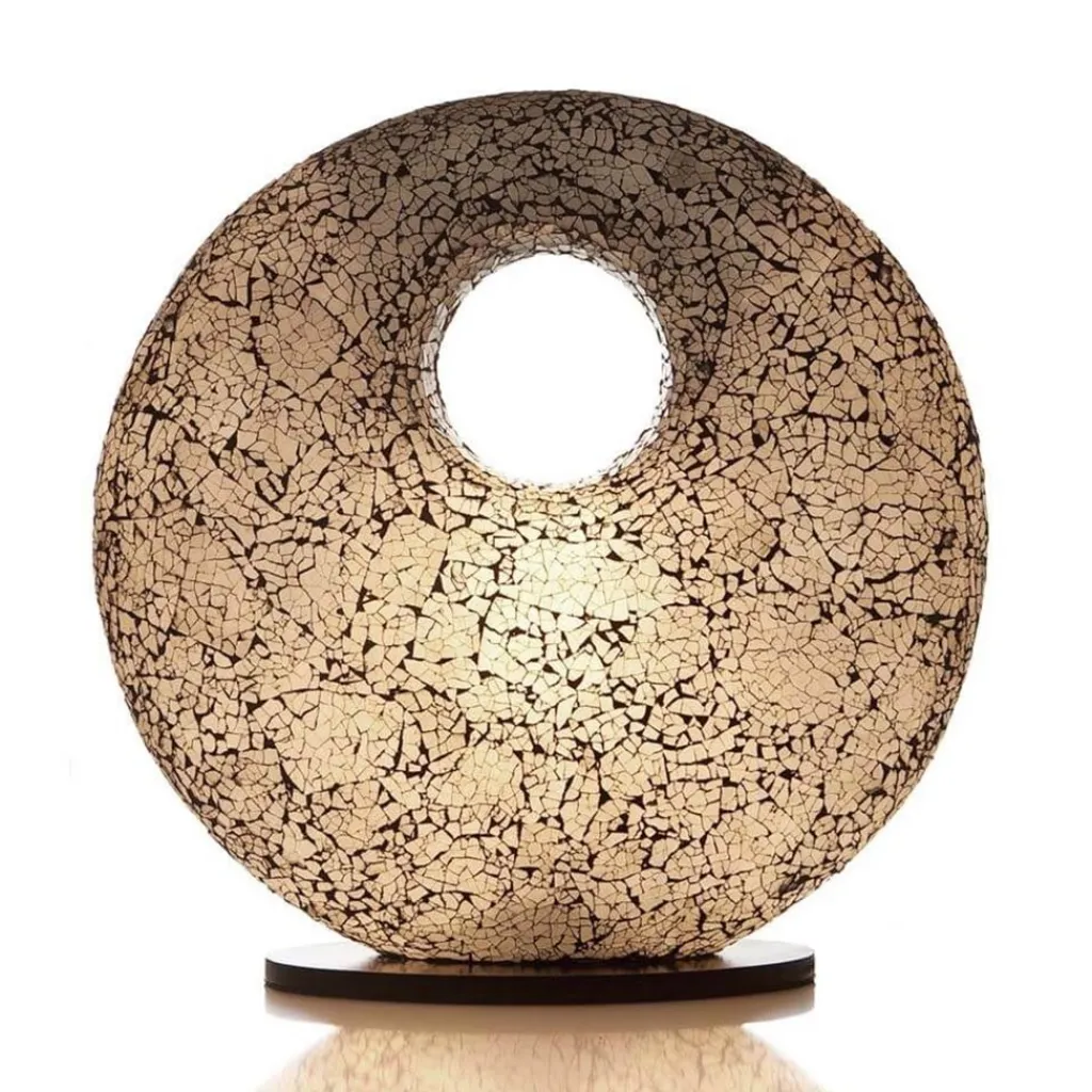 Straluma Decoratieve tafellamp glas wit/zwart> Woonkamerlampen|Slaapkamerlampen