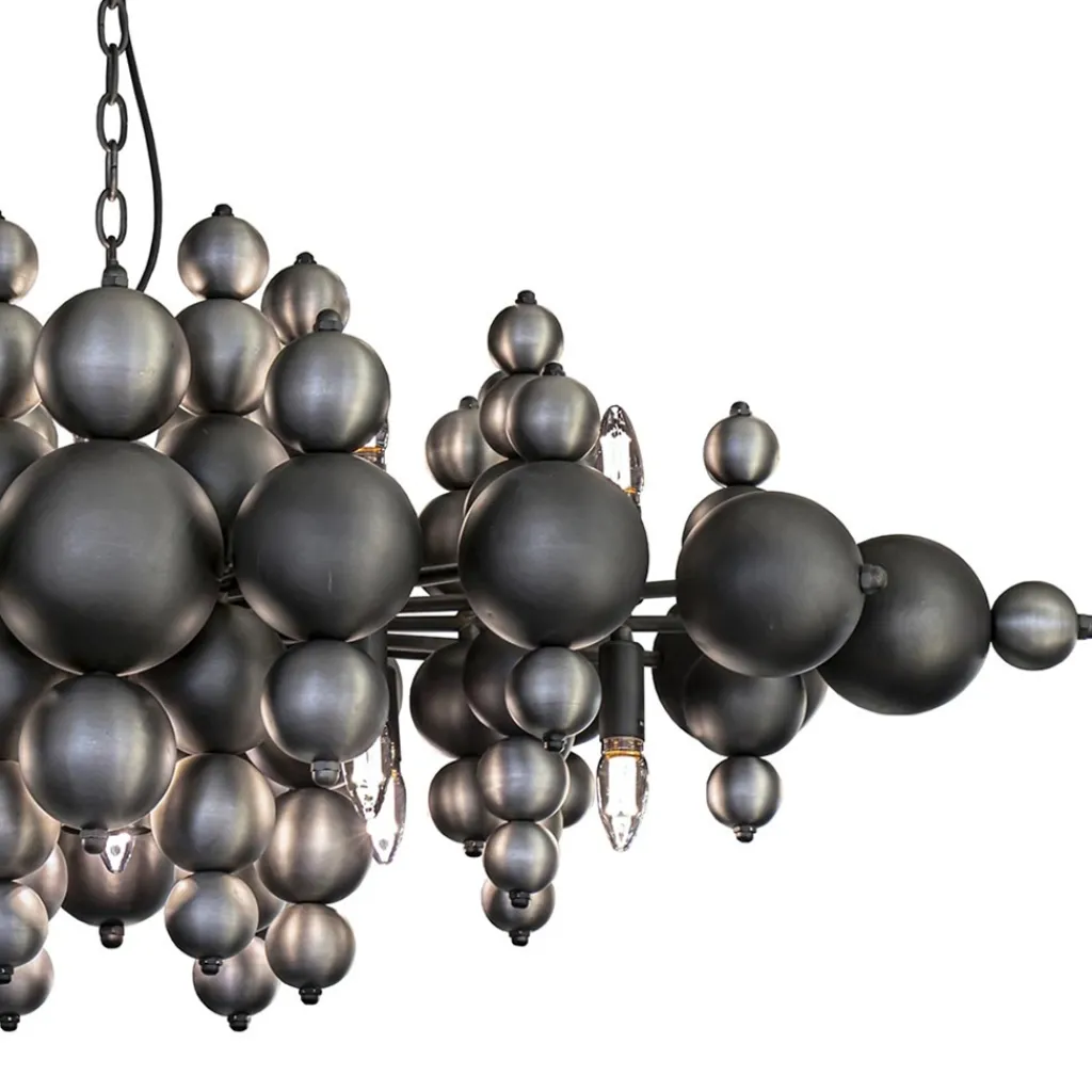 Straluma Design hanglamp Blow ovaal industrial dark> Eettafellampen|Videverlichting