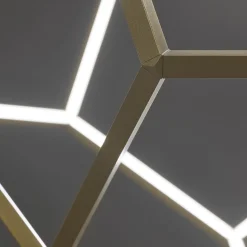 Straluma Design LED hanglamp goud 80x100 cm><noscript><img width=