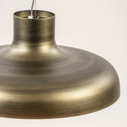 Straluma Design LED hanglamp koepel brushed brons met goldleaf><noscript><img width=