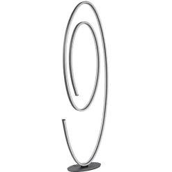 Straluma Design LED vloerlamp ovaal mat zwart dimbaar> Vloerlampen|LED Vloerlampen