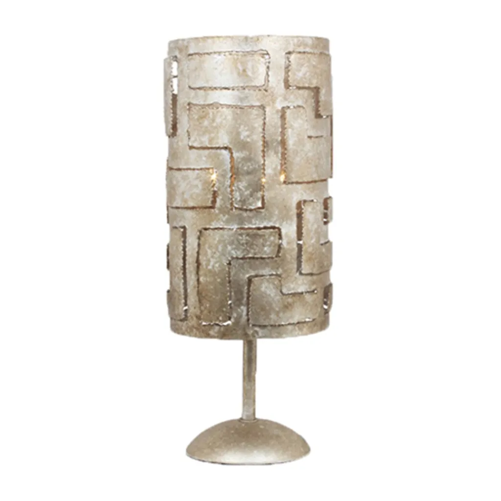 Straluma Design tafellamp ambachtelijk zilver> Design Verlichting|Woonkamerlampen