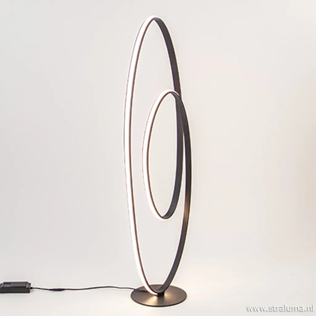 Straluma Design vloerlamp dimbaar LED zwart> Vloerlampen|Woonkamerlampen