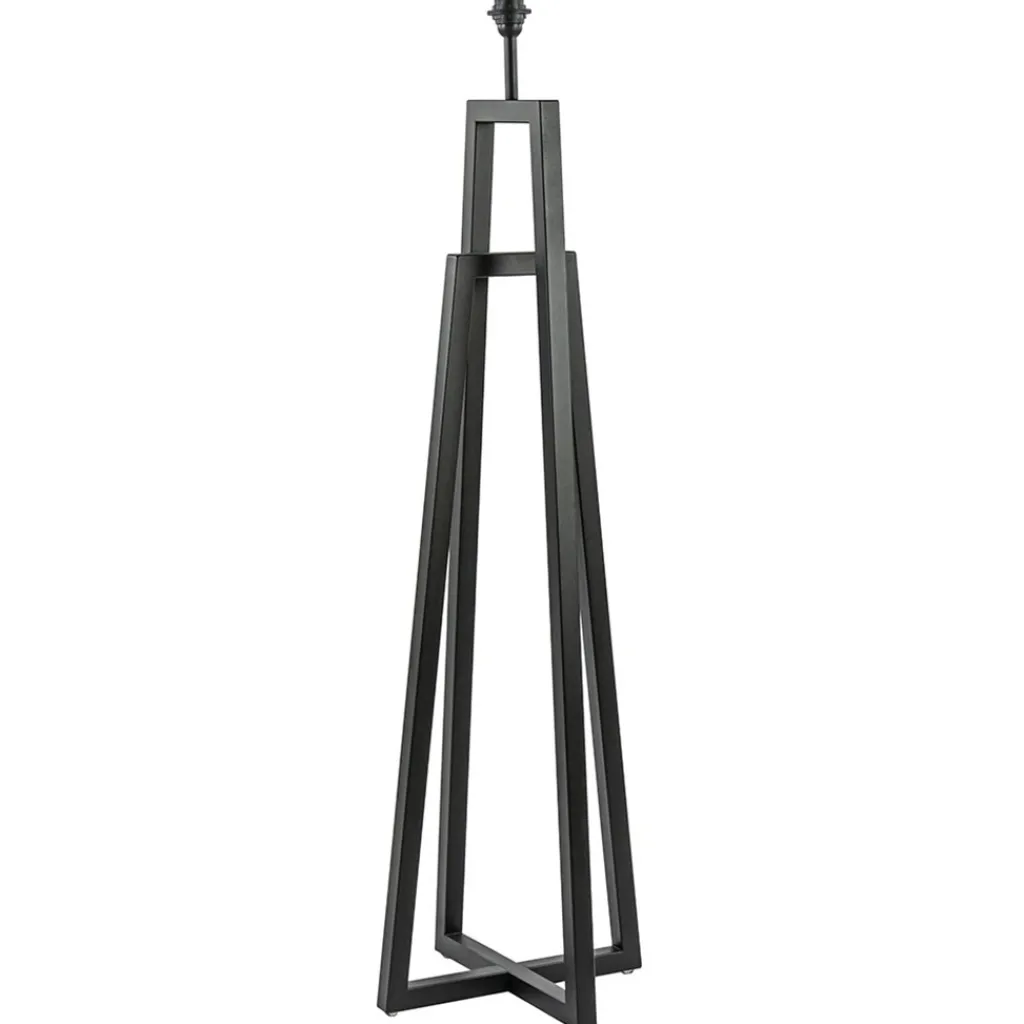 Straluma Design vloerlamp mat zwart frame exclusief kap> Vloerlampen|Lampenvoeten