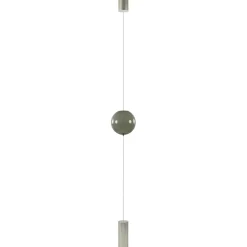 Straluma Design vloerlamp smoke steel met transparant smoke glas> Vloerlampen|LED Vloerlampen