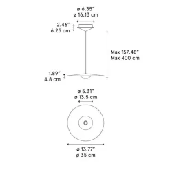 Straluma Diesel Living with Lodes hanglamp UFO 35 rust><noscript><img width=