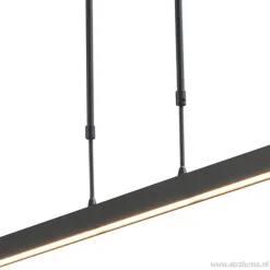 Straluma Dim to warm LED hanglamp-balk zwart><noscript><img width=