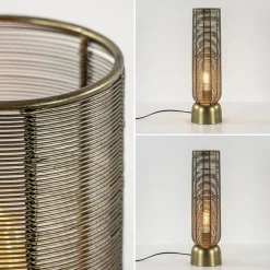 Straluma Draad tafellamp Lezuza antiek brons L&L><noscript><img width=