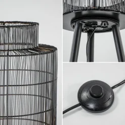 Straluma Driepoot vloerlamp Gruaro zwart met brons><noscript><img width=