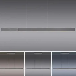 Straluma Elektrisch verstelbare LED hanglamp grijs dimbaar><noscript><img width=