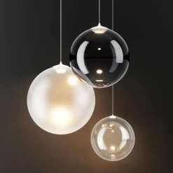 Straluma Glazen hanglamp Random Solo frosted wit 28 cm><noscript><img width=