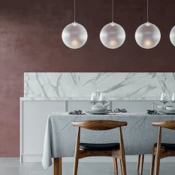 Straluma Glazen hanglamp Random Solo frosted wit 28 cm><noscript><img width=