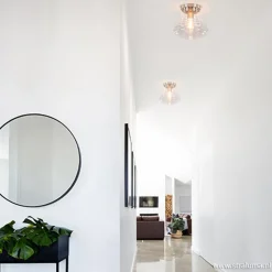 Straluma Glazen plafondlamp helder Art Deco><noscript><img width=