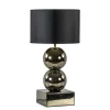 Straluma Gouden tafellamp bollen met zwart/gouden kap> Tafellampen|Schemerlampen