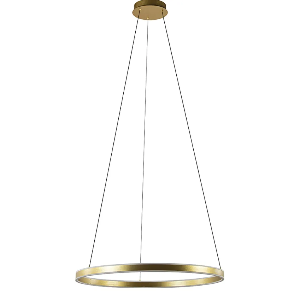 Straluma Grote design hanglamp LED gouden ring> Hanglampen|Eettafellampen