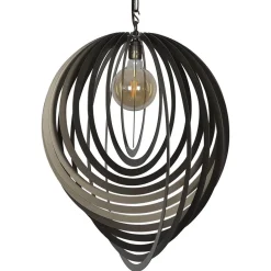 Straluma Grote design hanglamp ringen platinum 80 cm> Eettafellampen|Videverlichting